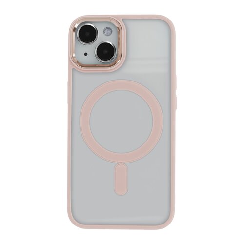 Etui TECTO SHIELD Satin Elegant Mag do Apple iPhone 13 Przezroczysto-różowy