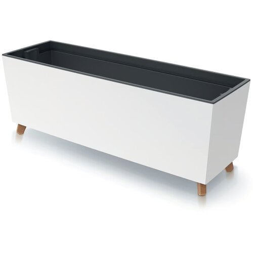 Donica PROSPERPLAST Urbi Case (77 x 23.5 x 30 cm) Biały