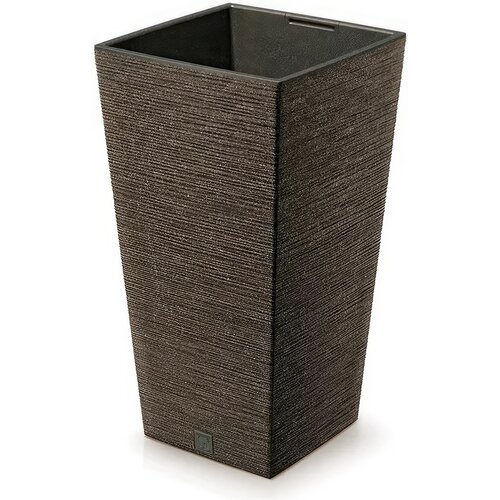 Doniczka PROSPERPLAST Furu Square Eco Wood DFSH265W-S4625W 26.6L Brązowy