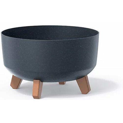 Doniczka PROSPERPLAST Gracia Low Eco Wood DGRL300LW-S433W 6.8L Antracytowy
