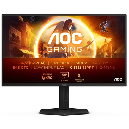 Monitor AOC 25G4SXU 24.5" 1920x1080px IPS 310Hz 0.3 ms [MPRT]