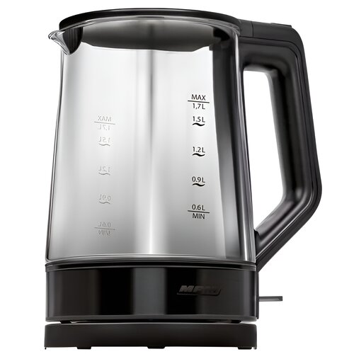Czajnik bezprzewodowy MPM MCZ-125  Inox+szkło