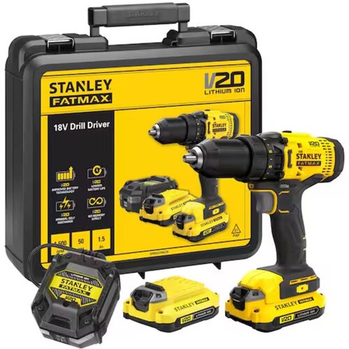 Wiertarko-wkrętarka STANLEY Fatmax SFMCD700C2K