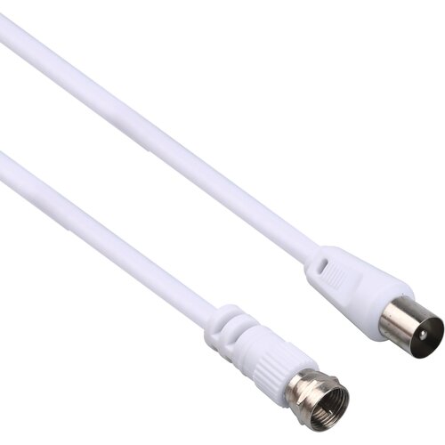 Kabel antenowy gniazdo - wtyk TECHNISAT 1.5 m Biały