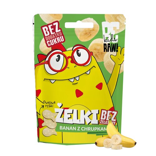 Żelki BERAW Banan z chrupkami (35 g)