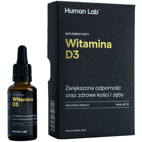 Witamina D3 HUMAN LAB w kroplach (24 ml)