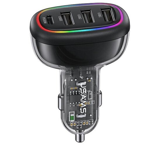 Ładowarka samochodowa USAMS C34 48W Fast Charge Czarny