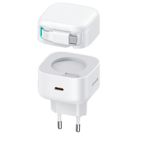 Ładowarka sieciowa USAMS US-CC202 35W Gan Fast Charging Biały