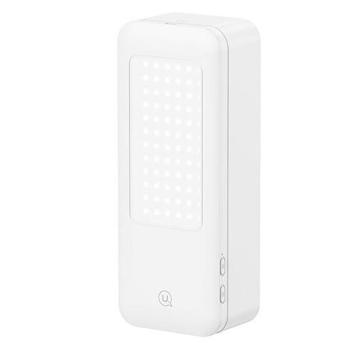 Stojak na telefon USAMS ZB26501 Multifunkcyjny z lampą LED Biały