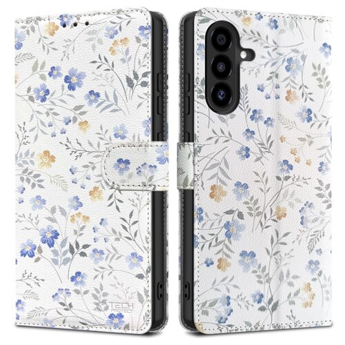 Etui TECH-PROTECT Wallet do Samsung Galaxy A26 5G Kwiaty