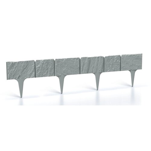 Obrzeże ogrodowe PROSPERPLAST Garden Stone IBST-422U Szary