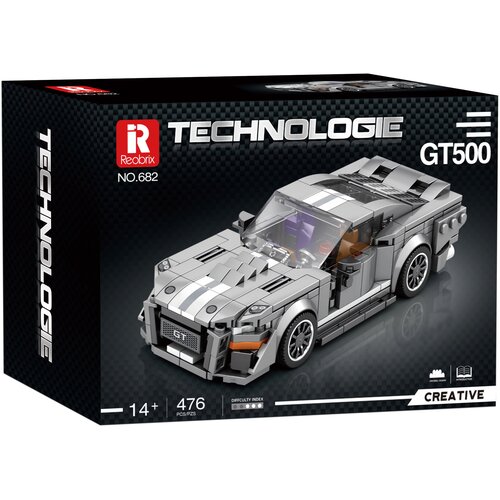 Klocki plastikowe REOBRIX Technologie Samochód GT500 682