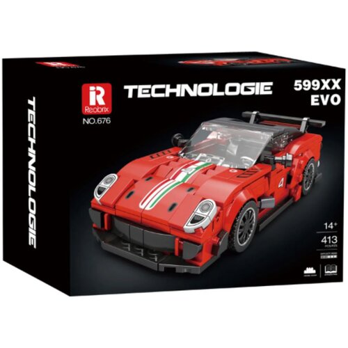 Klocki plastikowe REOBRIX Technologie Samochód 599XX Evo 676