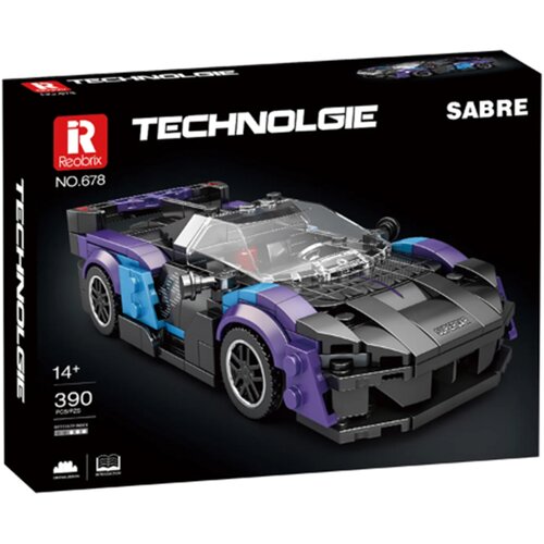 Klocki plastikowe REOBRIX Technologie Supersamochód Sabre 678