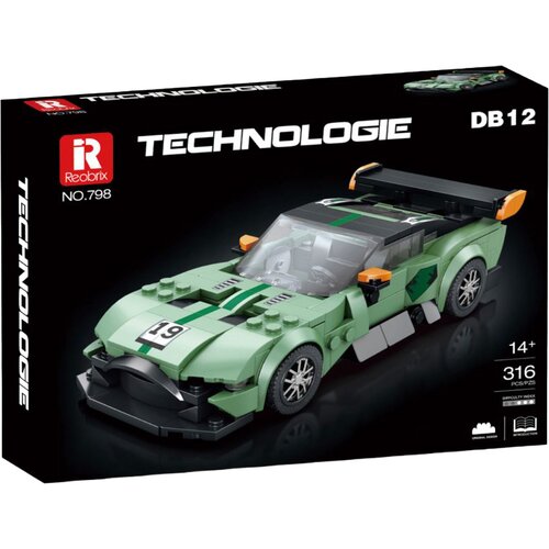Klocki plastikowe REOBRIX Technologie Samochód wyścigowy DB12 798