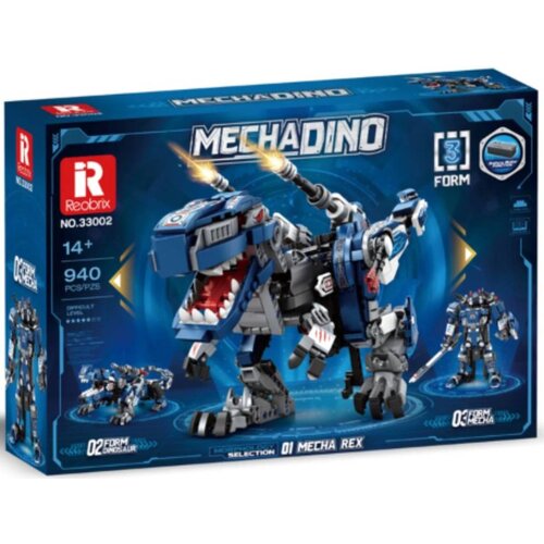 Klocki plastikowe REOBRIX MechaDino T-REX 33002