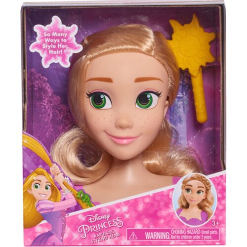 Lalka JUST PLAY Disney Princess Głowa do stylizacji Zaplątani Roszpunka 87501