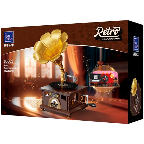 Klocki plastikowe PANTASY Retro Collection Vintage Gramofon 85009