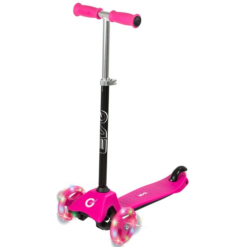 Hulajnoga dla dzieci EVO Light Up Mini Cruiser Scooter Różowy