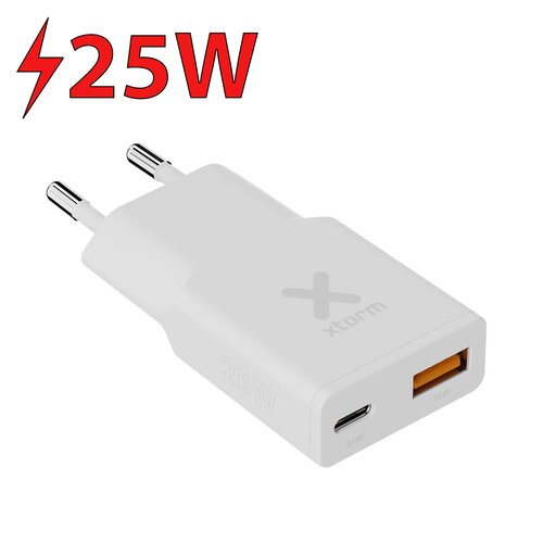 Ładowarka sieciowa XTORM Go2 SlimLine 25W Biały