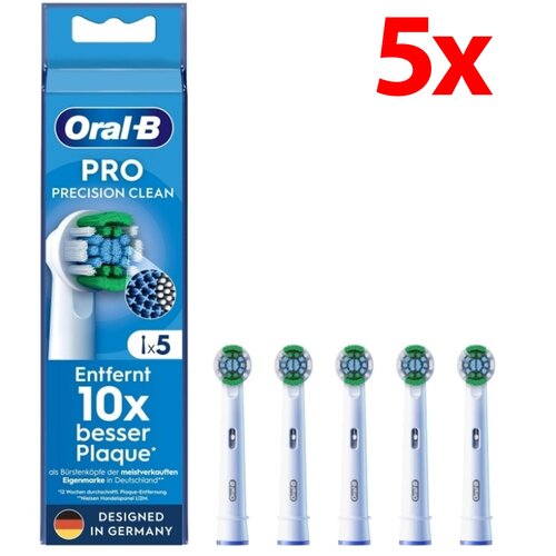 Oryginalna końcówka szczoteczki ORAL-B Pro Precision Clean (5 szt.) (Precyzyjne czyszczenie)