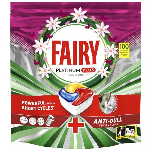 Kapsułki do zmywarki FAIRY  Platinum Plus All in One Lemon Seasonals - 100 szt.