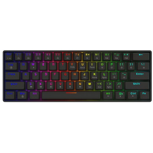 Klawiatura SAVIO Blackout X2 Outemu Peach Silent Czarny