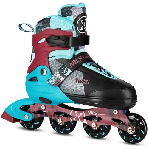 Łyżworolki NILS EXTREME Twist NA13810 (rozmiar 31-34) Niebieski