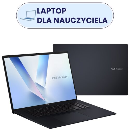 Laptop ASUS VivoBook 18 M1807HA-S8026W 18.4" 144Hz IPS Ryzen 7 260 16GB RAM 512GB SSD Windows 11 Home Niebieski