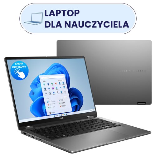Laptop ASUS VivoBook 14F TP3407SA-QL006W 14" OLED U7-258V 32GB 1TB SDD Windows 11 Home Szary, Funkcje AI