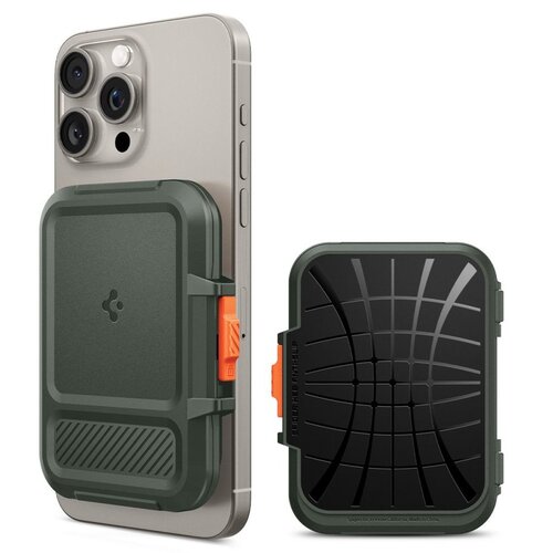 Etui na karty SPIGEN Lock Fit MagSafe Zielony