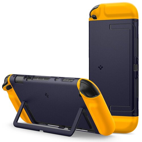 Etui SPIGEN Nano Pop do Nintendo Switch 2 Granatowo-żółty
