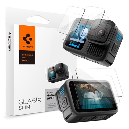 Szkło hartowane SPIGEN Glas.Tr Slim do GoPro Hero 13 (2 szt.)