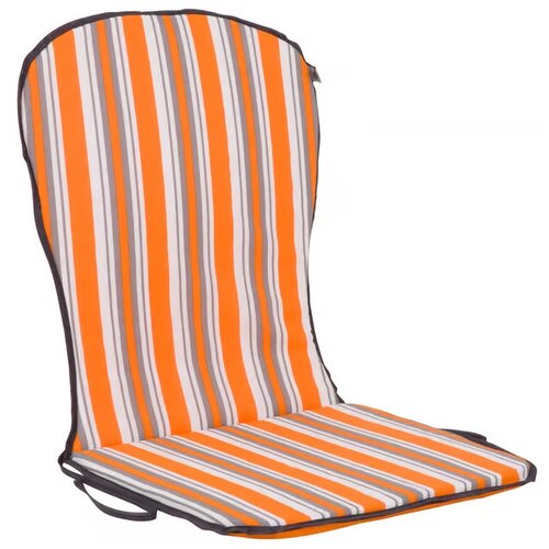 Poduszka na krzesło PATIO D001-13BB / C002-03BB 89 x 44 cm Biało-pomarańczowy
