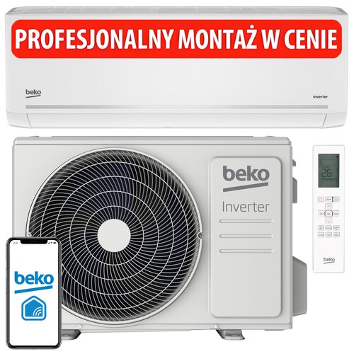 Klimatyzator Split, Pompa ciepła powietrze - powietrze BEKO BEEPGH 180/BEEPGH 181 5 kW z usługą montażu