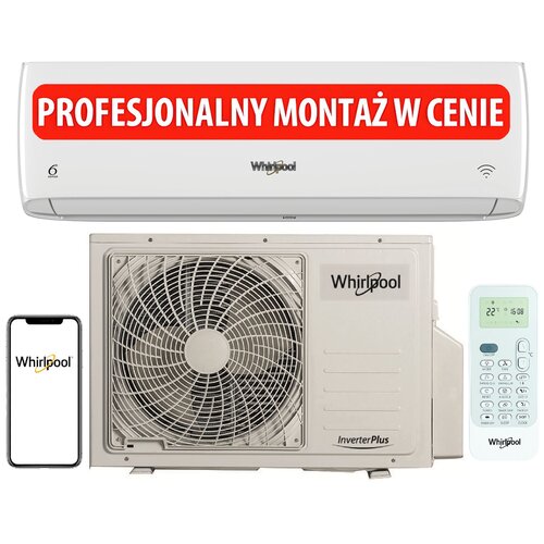 Klimatyzator Split, Pompa ciepła powietrze - powietrze WHIRLPOOL SPICR309WFI z usługą montażu