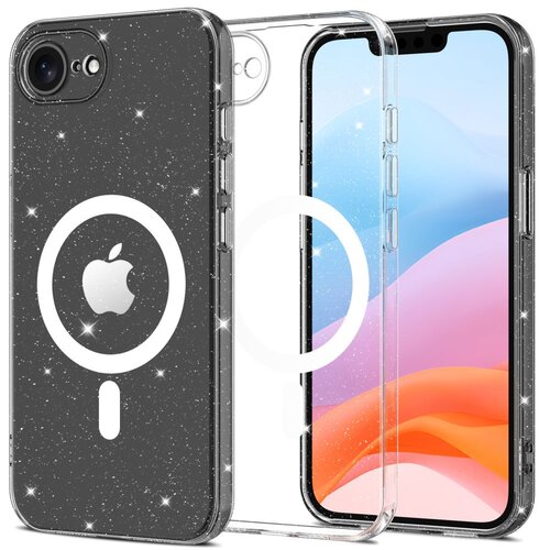 Etui TECH-PROTECT FlexAir MagSafe do Apple iPhone 16E Brokatowy