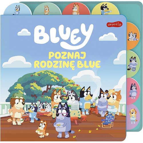 Książka Bluey Poznaj rodzinę Blue (twarda okładka)