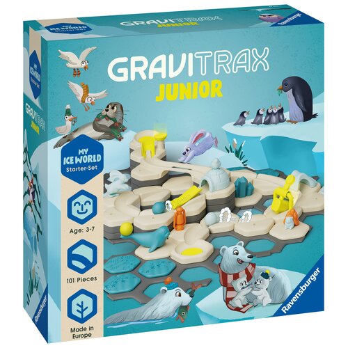 Gra logiczna RAVENSBURGER Gravitrax Junior Zestaw Startowy Lodowa Przygoda 27060
