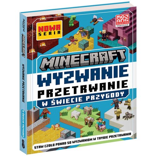 Książka Minecraft Wyzwanie przetrwanie w świecie przygody (twarda okładka)