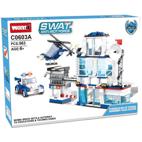 Klocki plastikowe WOMA Komisariat policji C0603A-DS