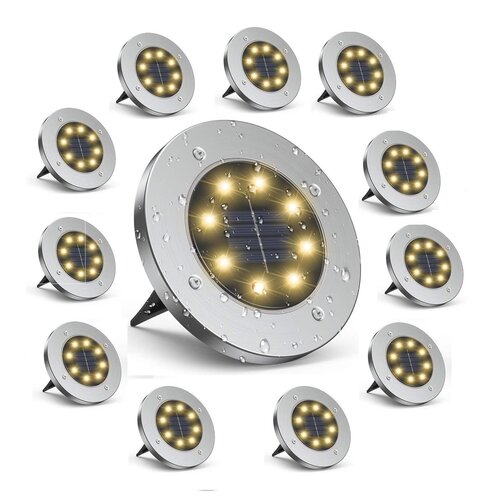 Lampa solarna SASKA GARDEN 8 LED SMD (12 szt.)