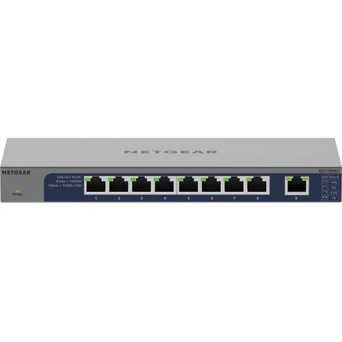 Switch NETGEAR GS108MX-100EUS Gigabit Ethernet, 8 portów