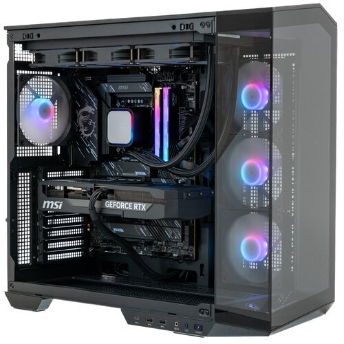 Komputer MAD DOG Powered by MSI PANO100-I01WR32WH Ultra 7-265K 32GB RAM 1TB SSD GeForce RTX5080 DLSS 4 Wi-Fi Windows 11 Home