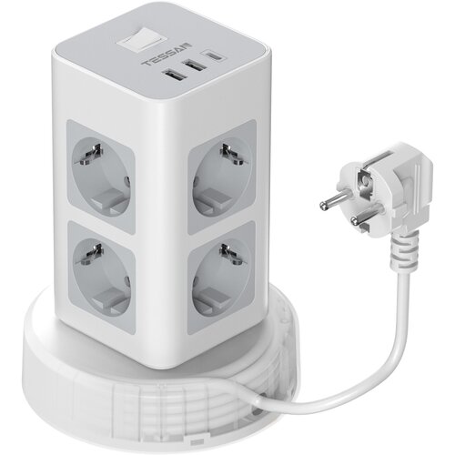 Listwa zasilająca TESSAN TPS03RX-DE-C