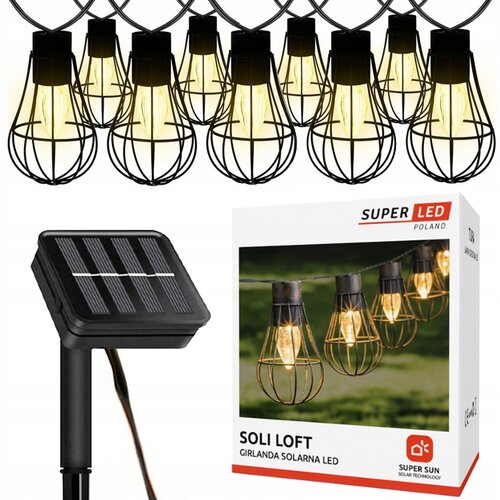 Girlanda SUPERLED Soli Lofti 5287 Czarny
