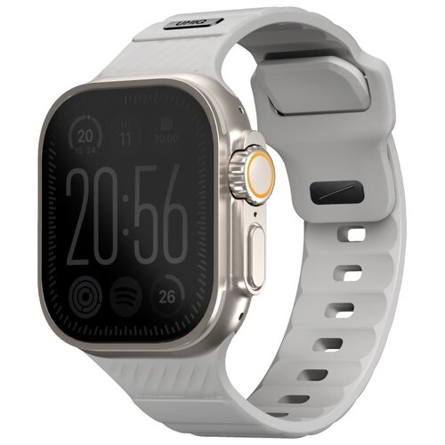 Pasek UNIQ Stride do Apple Watch 4/5/6/7/8/9/SE/SE2/Ultra/Ultra 2 (42/44/45/49mm) Szary