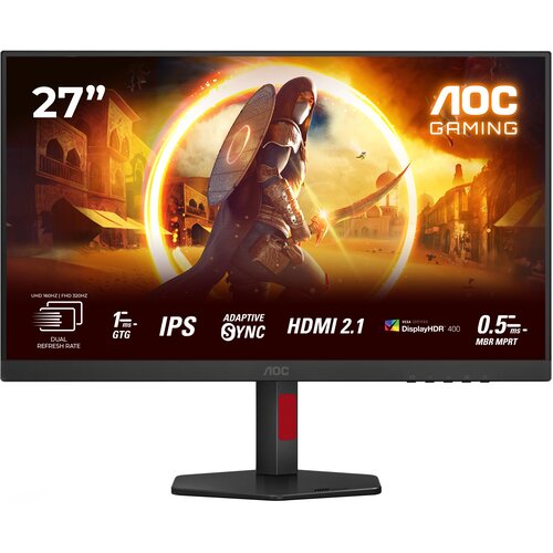 Monitor AOC U27G4R 27" 3840x2160px IPS 160Hz 0.5 ms [MPRT]