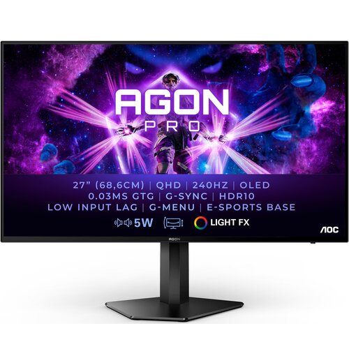 Monitor AOC Agon Pro AG276UZD 26.5" 2560x1440px 240Hz 0.03 ms [GTG]