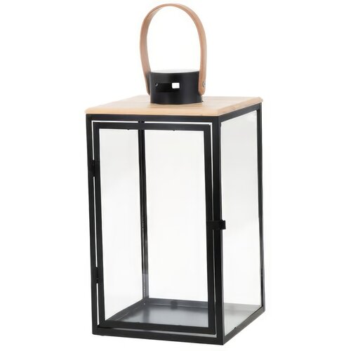 Lampion MY HOME Dark Leather 66583 Czarno-ecru